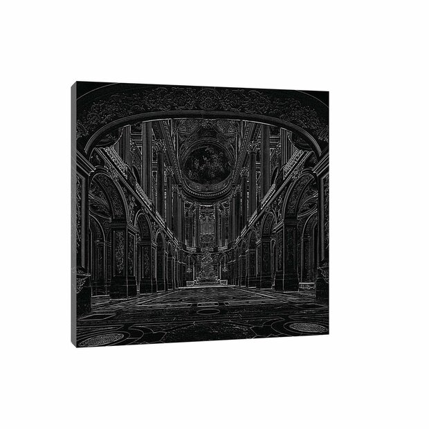 Great Hall Ballroom in Versaille Canvas Schilderij PP10689O1