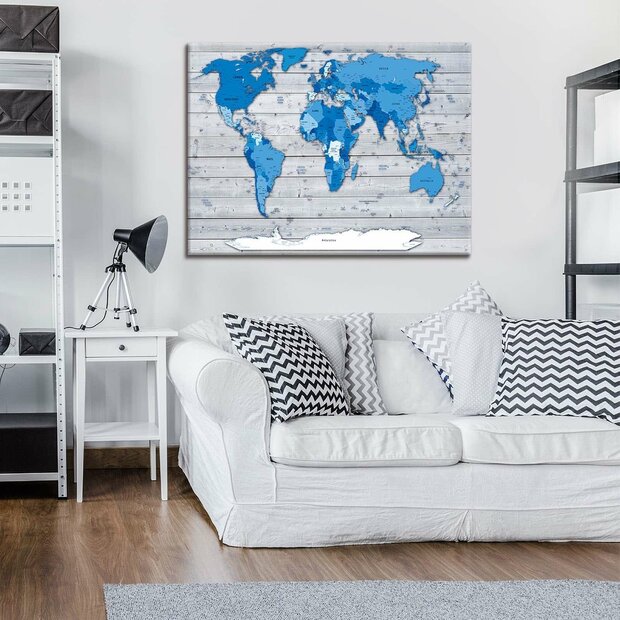 Maps Canvas Schilderij PP10868O1