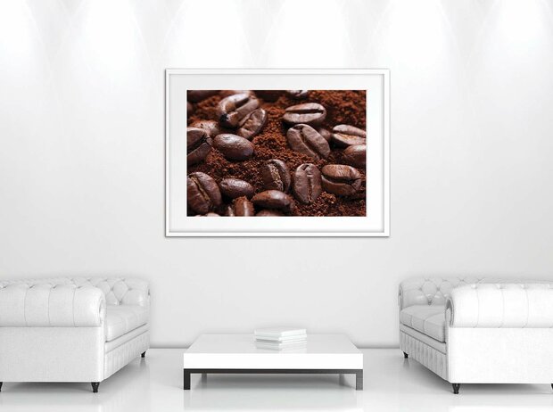 Coffee beans Canvas Schilderij PP10917O1