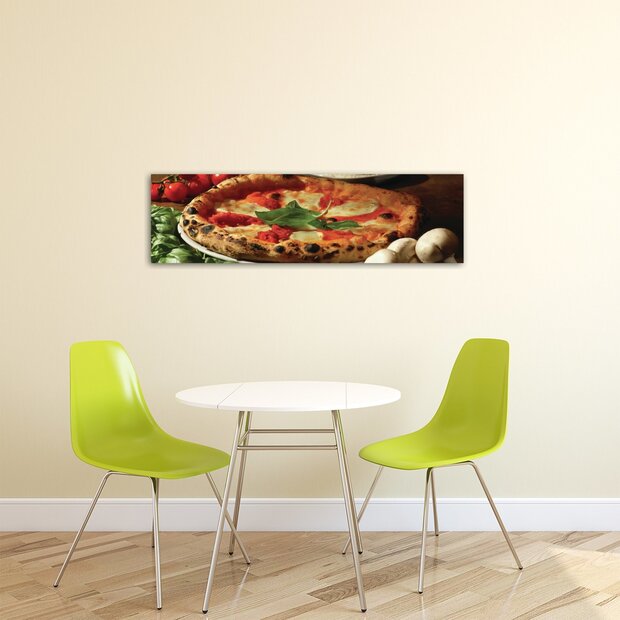 Italian Breeze Pizza Canvas Schilderij PP20224O3