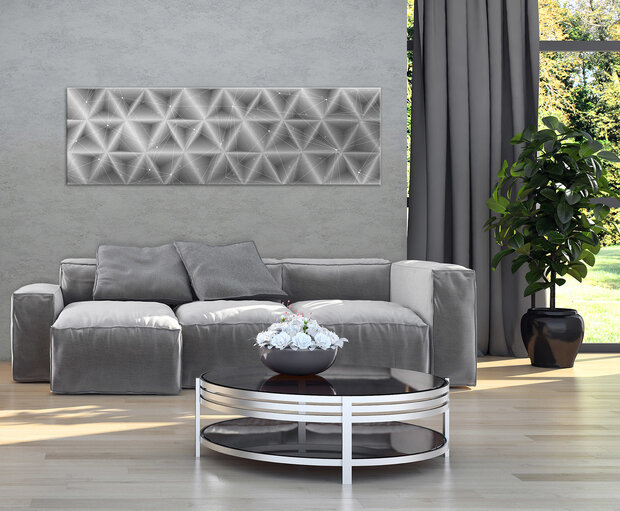 Triangles Abstract Canvas Schilderij PP10757O3