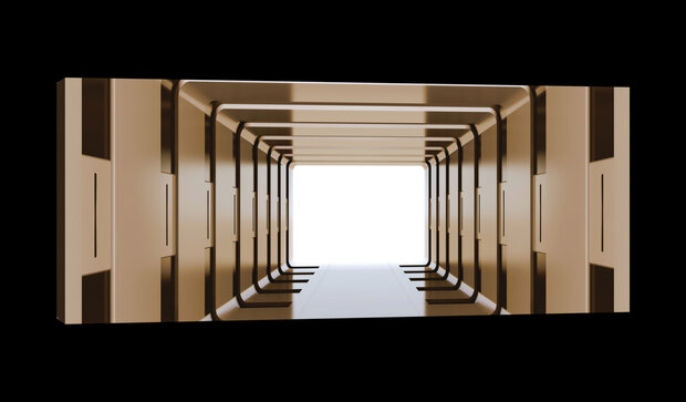 3D Tunnel Canvas Schilderij PP20192O3