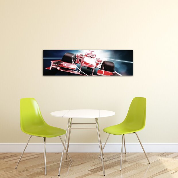 Red Formula 1 3D F1 Canvas Schilderij PP20241O3