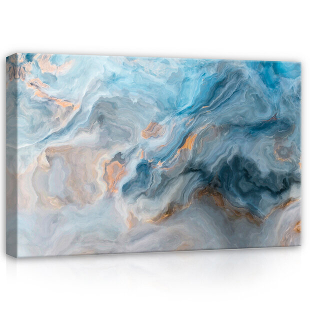 Blue Marble Imitation Canvas Schilderij PP14016O20