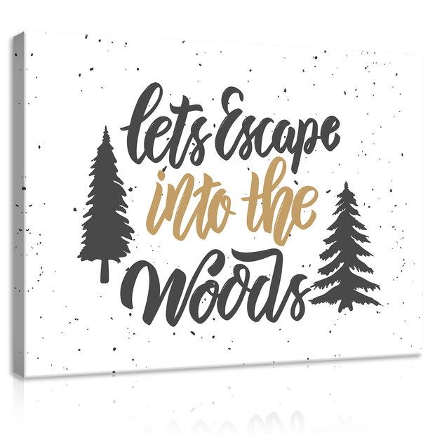 Text Canvas Schilderij PP11946O1