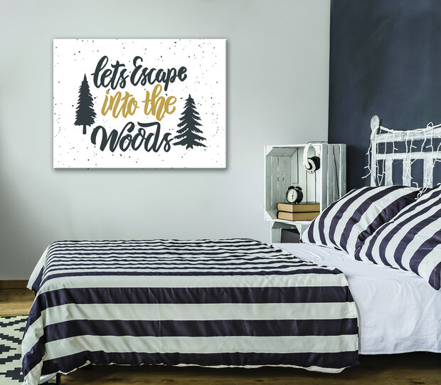 Text Canvas Schilderij PP11946O1