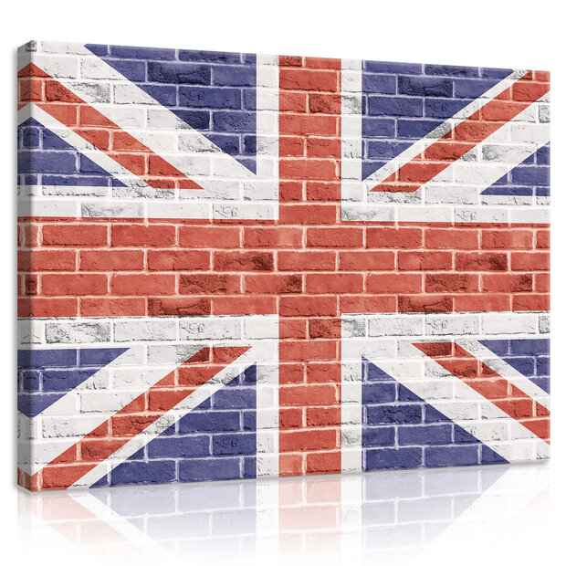 The United Kingdom Flag Canvas Schilderij PP20139O1