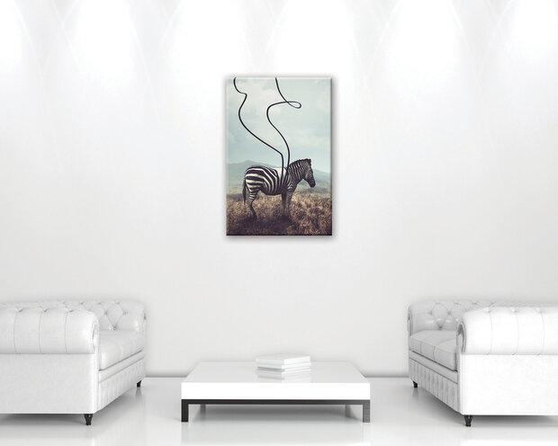 Zebra Canvas Schilderij PP11754O4