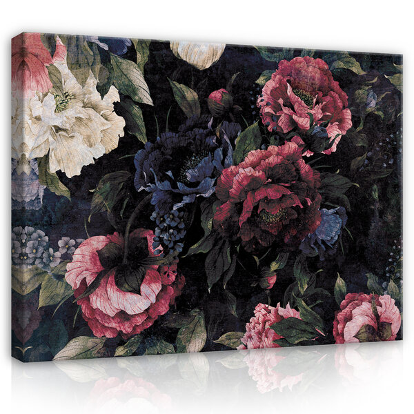 Flowers Vintage Canvas Schilderij PP13534O1