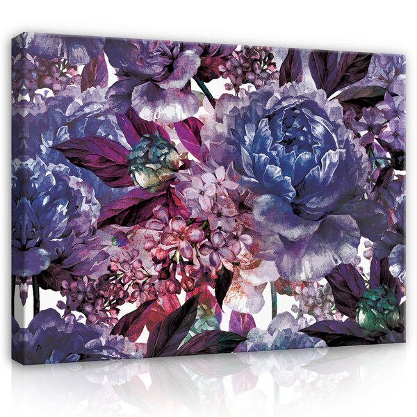 Violet flowers Canvas Schilderij PP13530O1