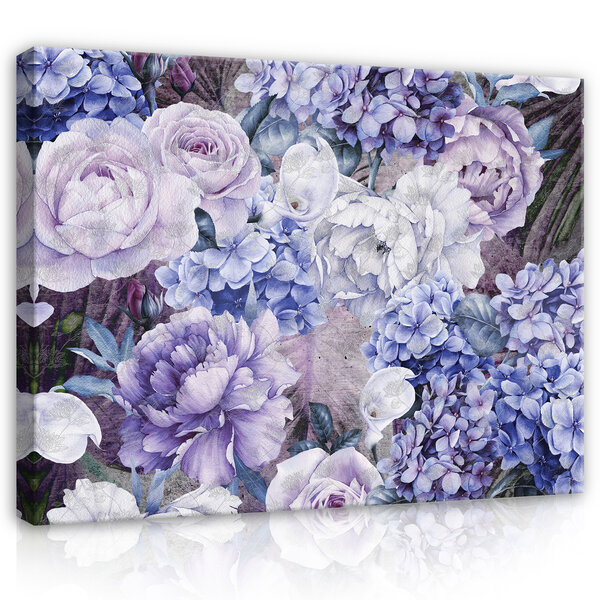 Flowers Rose Art Canvas Schilderij PP13514O1