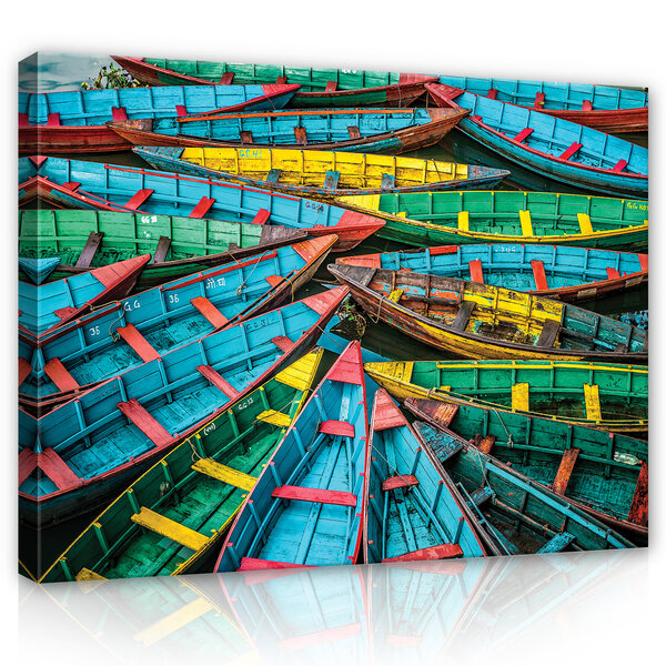 Boats Canvas Schilderij PP12636O1