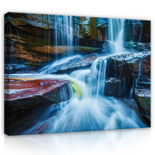 Waterfall Canvas Schilderij PP12631O1