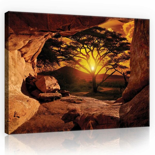 Canyon - Sunset Canvas Schilderij PP10260O1