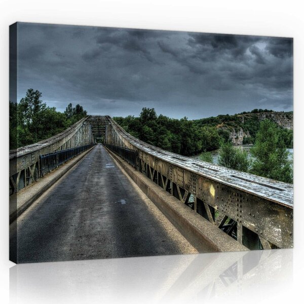 Old Metal Bridge Canvas Schilderij PP10519O1