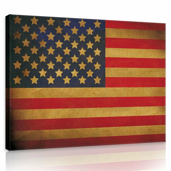 Flag of the USA Canvas Schilderij PP10679O1