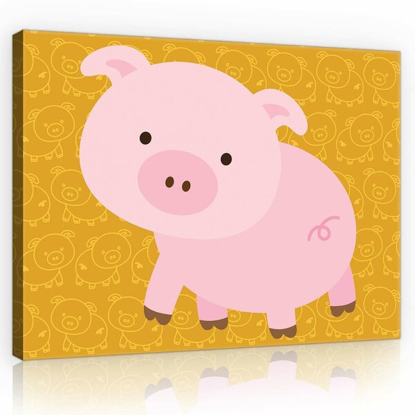 Piggy Canvas Schilderij PP10982O1