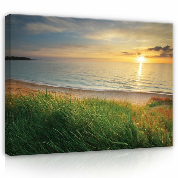 Landscape nature beach sea Canvas Schilderij PP14625O1