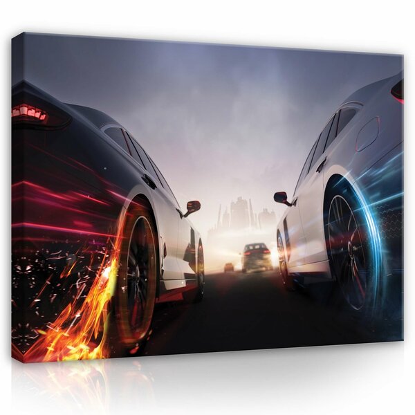 Sports Cars Gaming Street Racing Canvas Schilderij PP14186O1