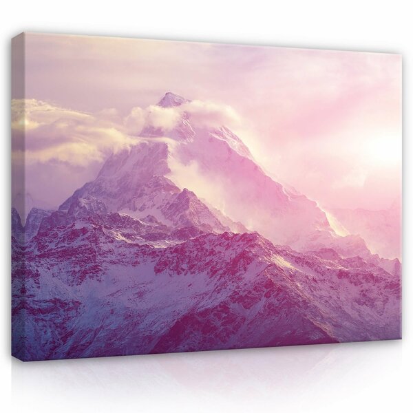 Nature landscape mountains snow Canvas Schilderij PP14579O1