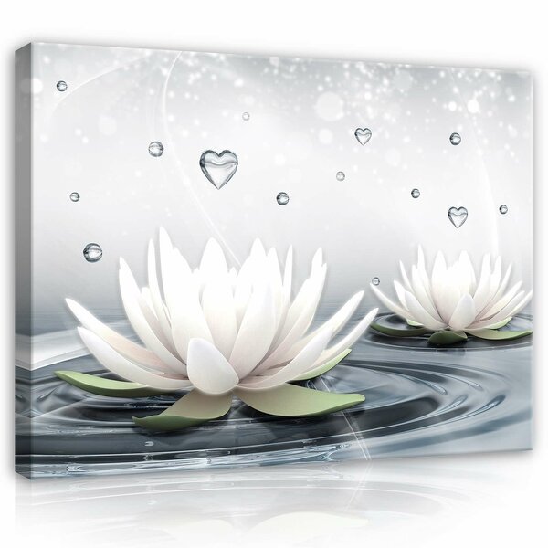 Water Lilies Canvas Schilderij PP2523O1