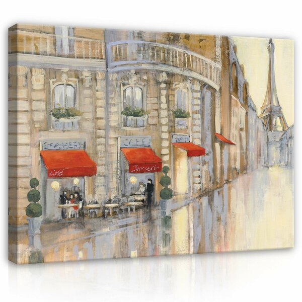 Cities Paris View Monuments Canvas Schilderij PP14350O1