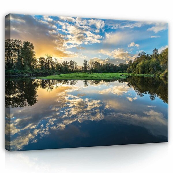 Lake Canvas Schilderij PP12011O1