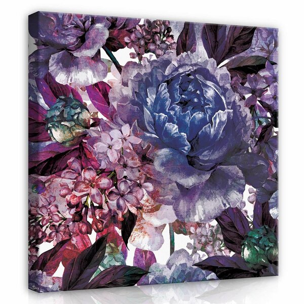 Violet flowers Canvas Schilderij PP13530O2