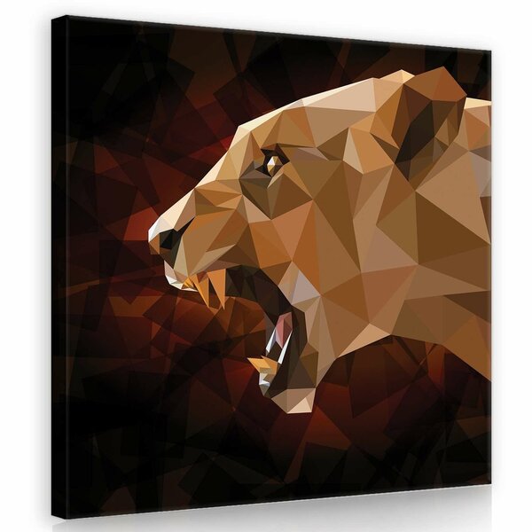 Lion Canvas Schilderij PP11557O2