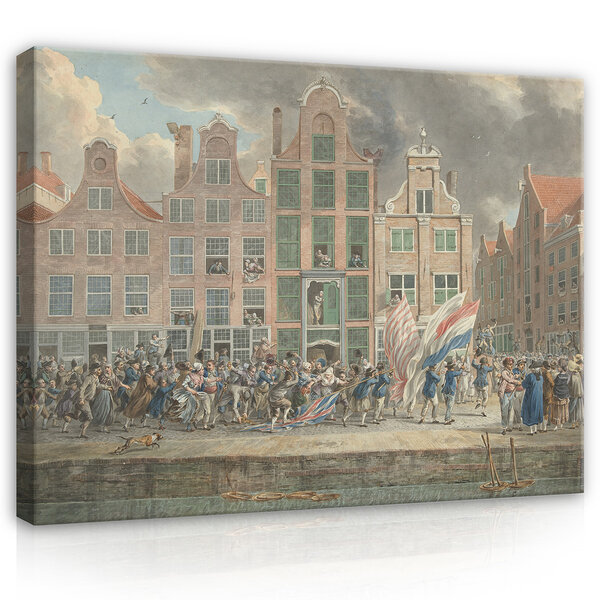 Rijksmuseum Canvas Anti-Engelse Demonstratie Rotterdam RMC61