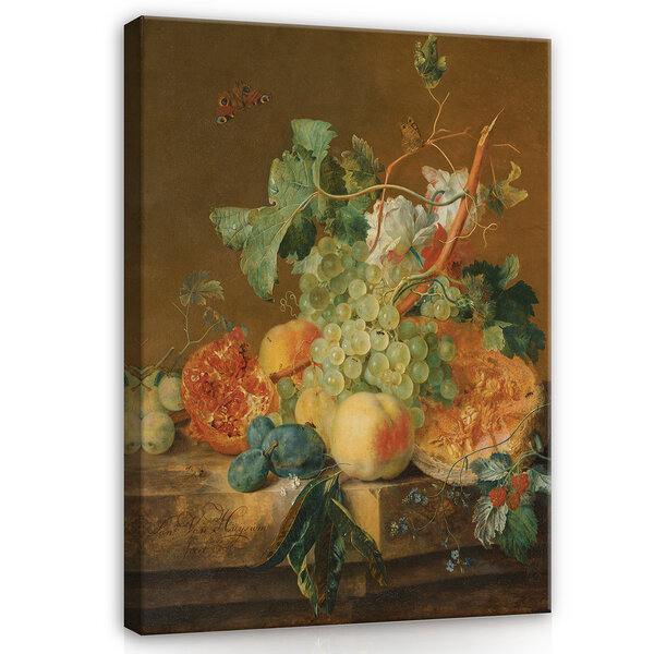 Rijksmuseum Canvas Stilleven met vruchten Jan van Huysum RMC36
