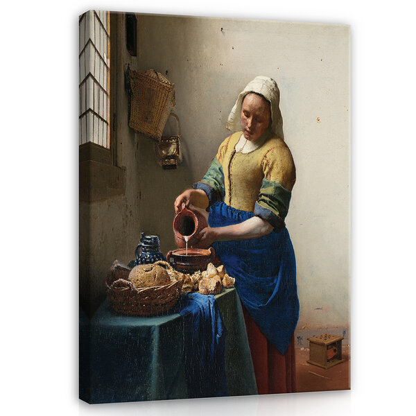 Rijksmuseum Canvas Het Melkmeisje Johannes Vermeer RMC39