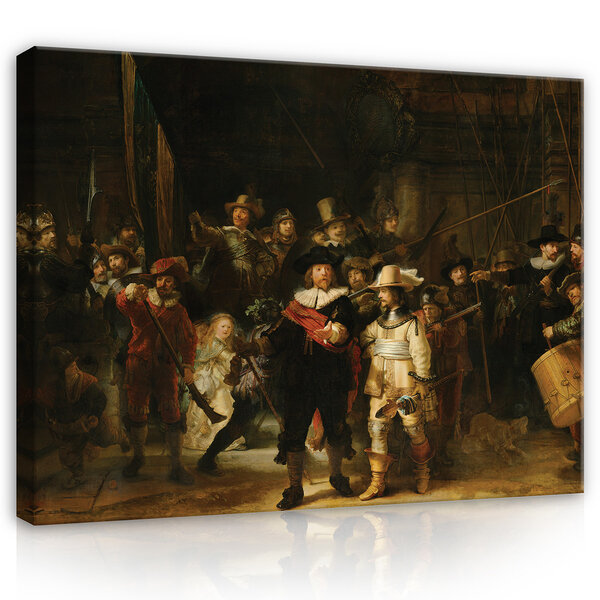 Rijksmuseum Canvas De Nachtwacht Rembrandt van Rijn RMC45