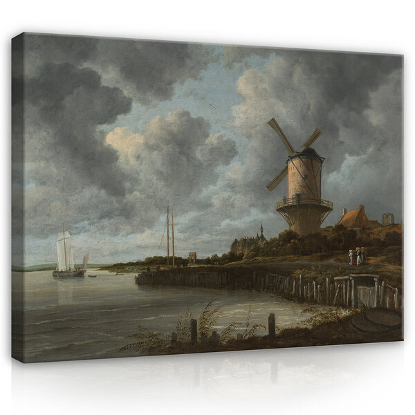 Rijksmuseum Canvas De Molen bij Wijk bij Duurstede Jacob Isaacksz. Van Ruisdael RMC50