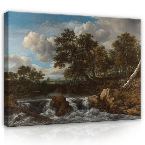 Rijksmuseum Canvas Landschap met waterval RMC51