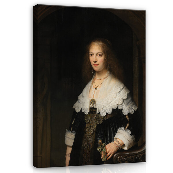 Rijksmuseum Canvas Portret van Maria Trip RMC55