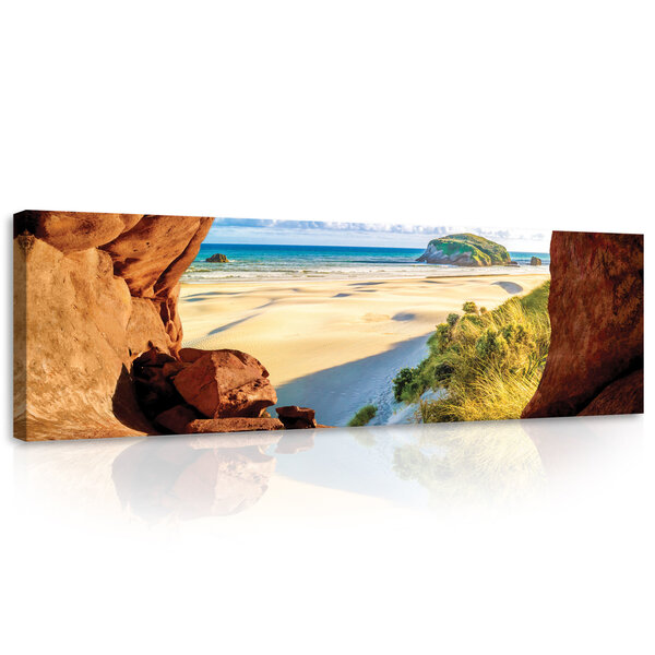 Canyon-Beach, Sea Canvas Schilderij PP10259O3