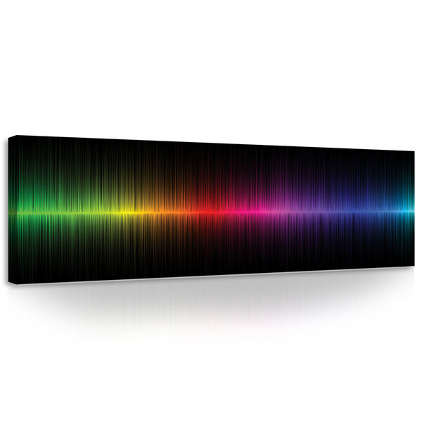 Rainbow Graph Canvas Schilderij PP10441O3