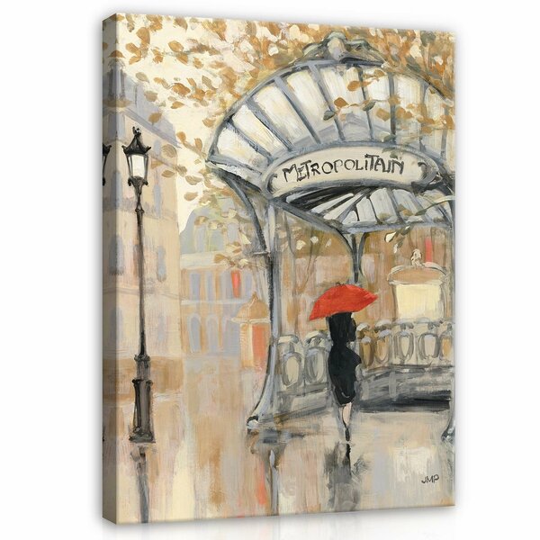 Cities Paris Characters Female Canvas Schilderij PP14349O1