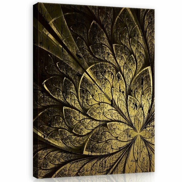 Golden pattern Canvas Schilderij PP11958O1