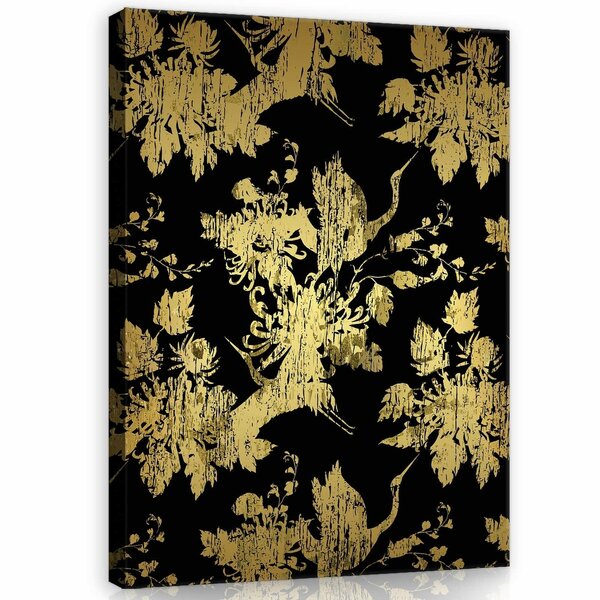 Golden pattern Canvas Schilderij PP11956O1