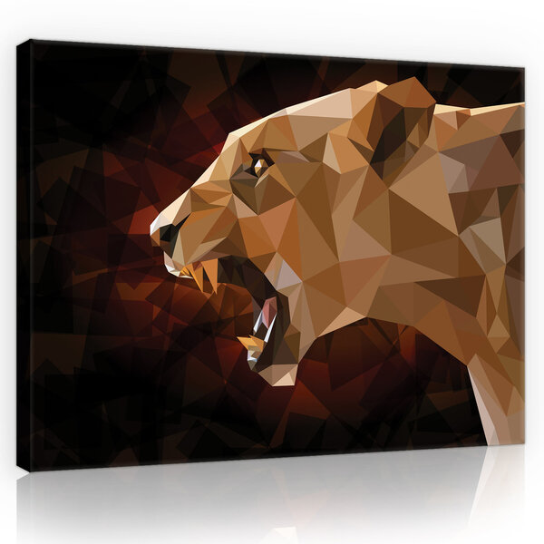 Lion Canvas Schilderij PP11557O1