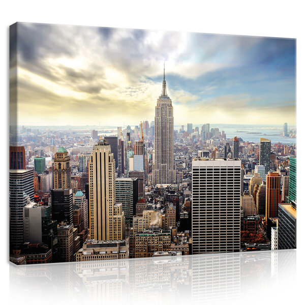 New York Panorama Canvas Schilderij PP20081O1