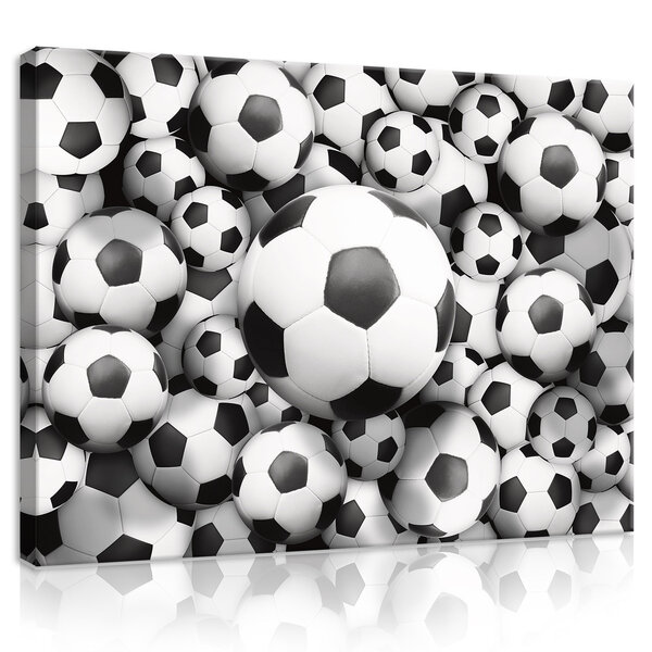 Footballs Canvas Schilderij PP2277O1