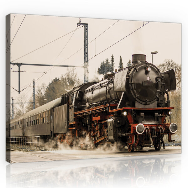 Steam locomotive Canvas Schilderij PP11388O1