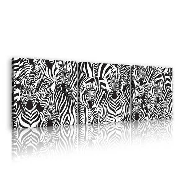 Zebra Canvas Schilderij PS11042S13