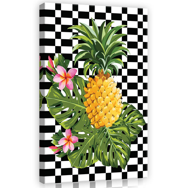 Pineappie Canvas Schilderij PP11149O4