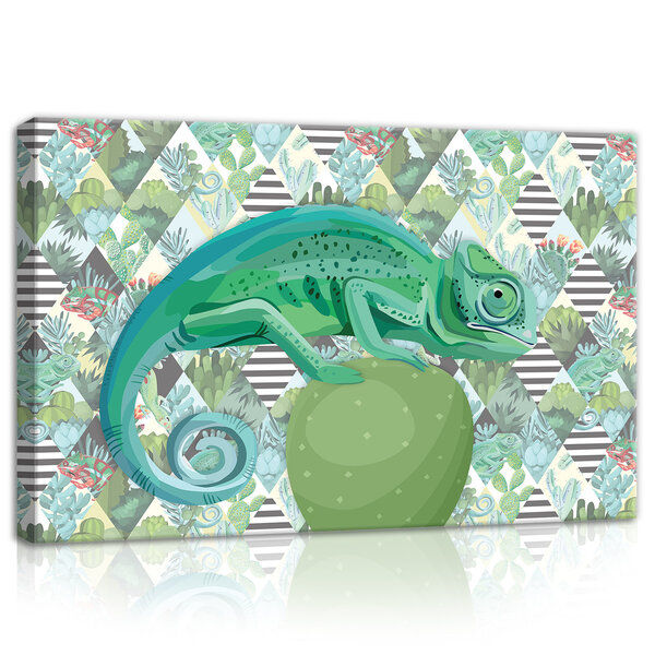 Chameleon Canvas Schilderij PP11144O4