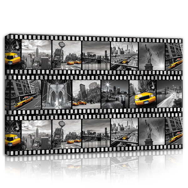 Film Strip from New York Canvas Schilderij PP10457O4