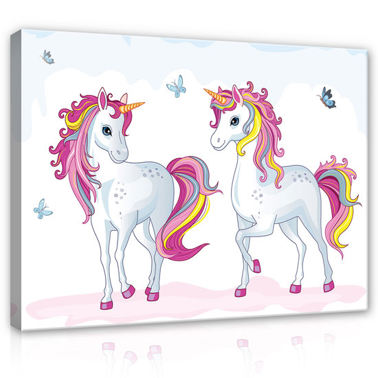 Unicorns Canvas Schilderij PP13241O1